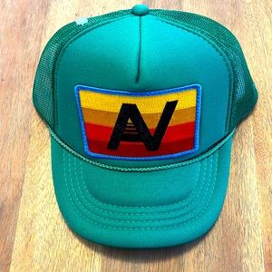 Aviator Nation Girls Rainbow Trucker Hat